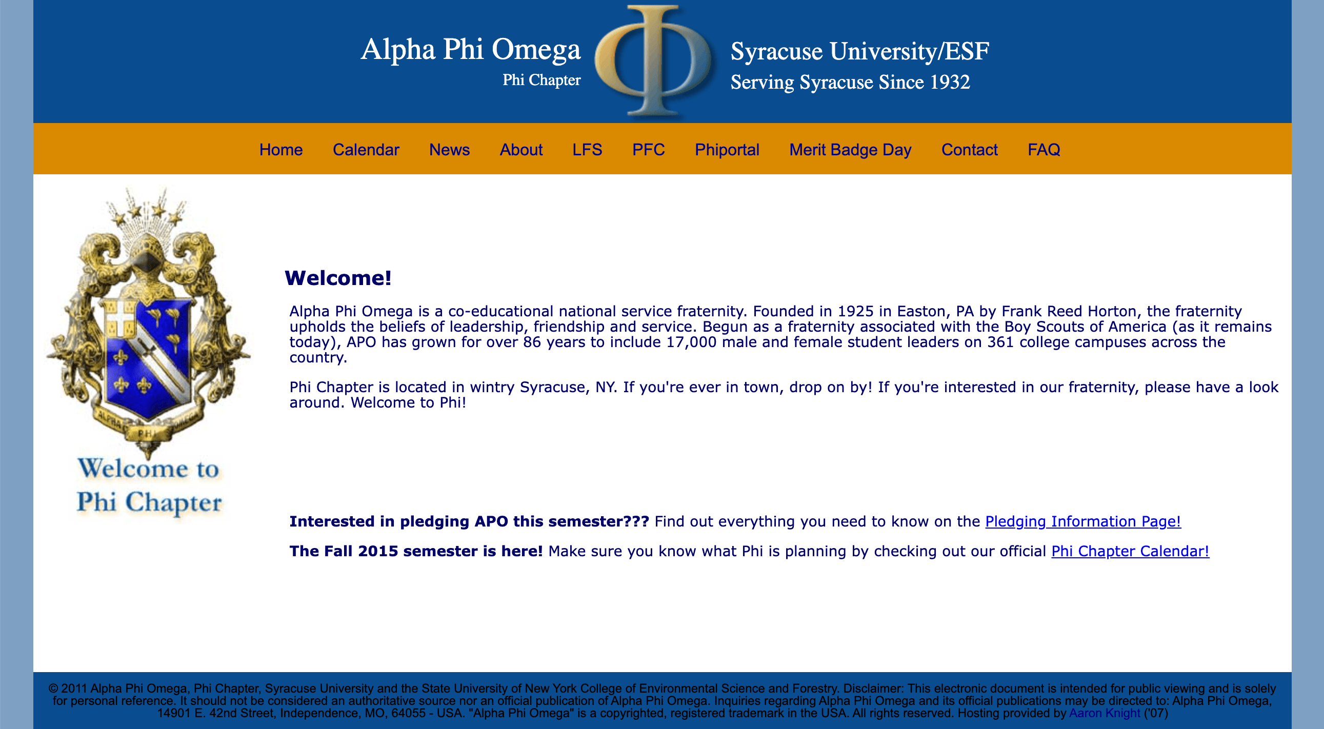 site alpha phi omega