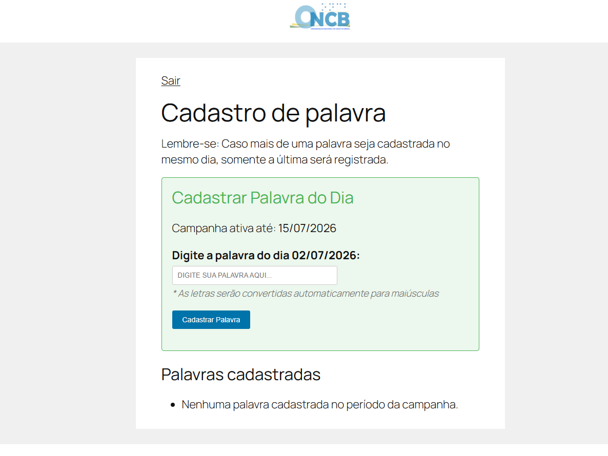Formulário de contato